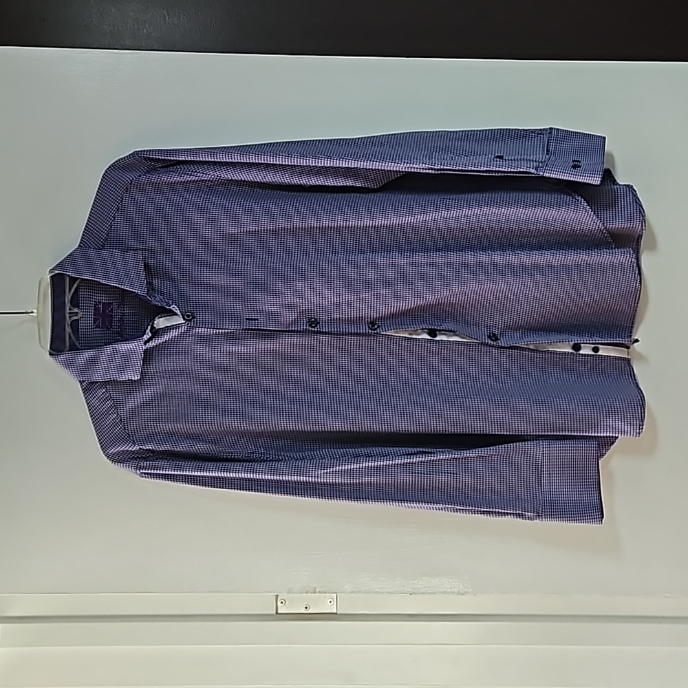 Purple Michelsons London button-down shirt